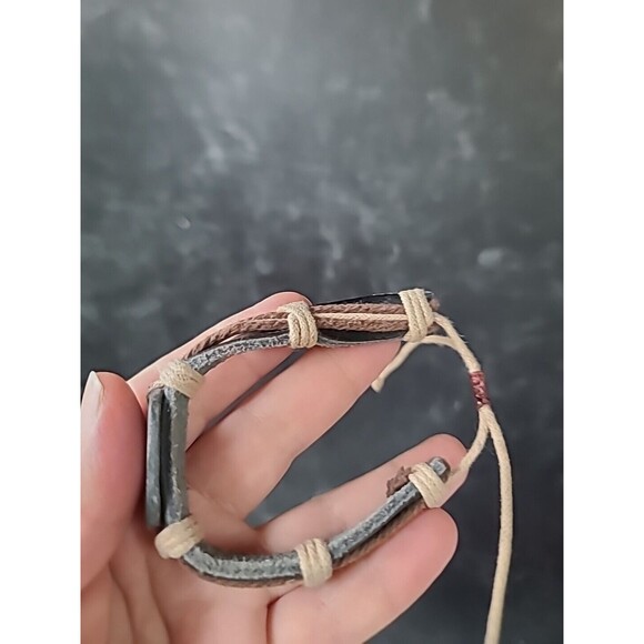 Zodiac Scorpio Leather Adjustable Bracelet Vintage - Picture 7 of 10